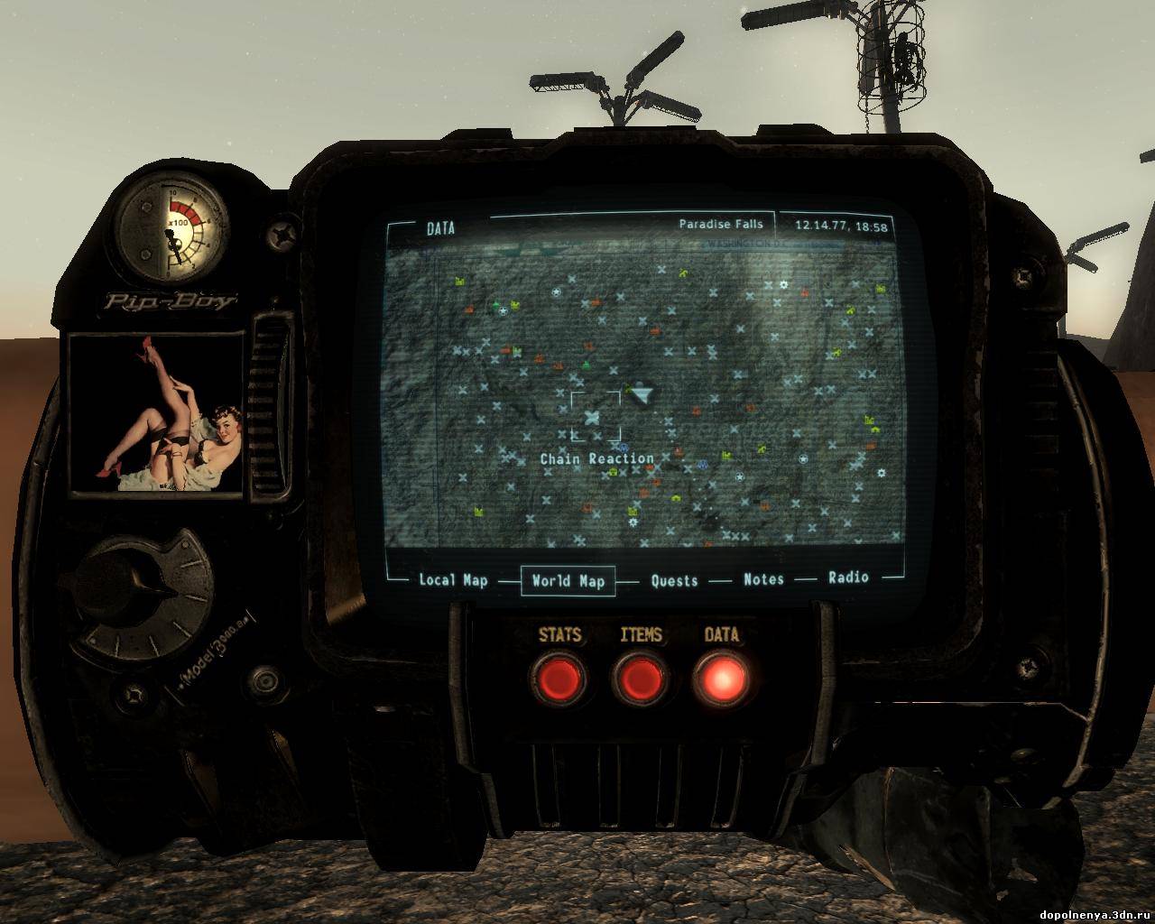 Fallout 3 Color Hi Detailed Map And Icons Моды Fallout 3 Каталог